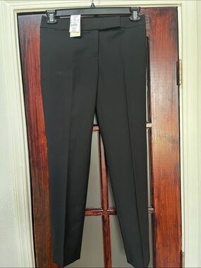 J Crew Black Wool Trousers